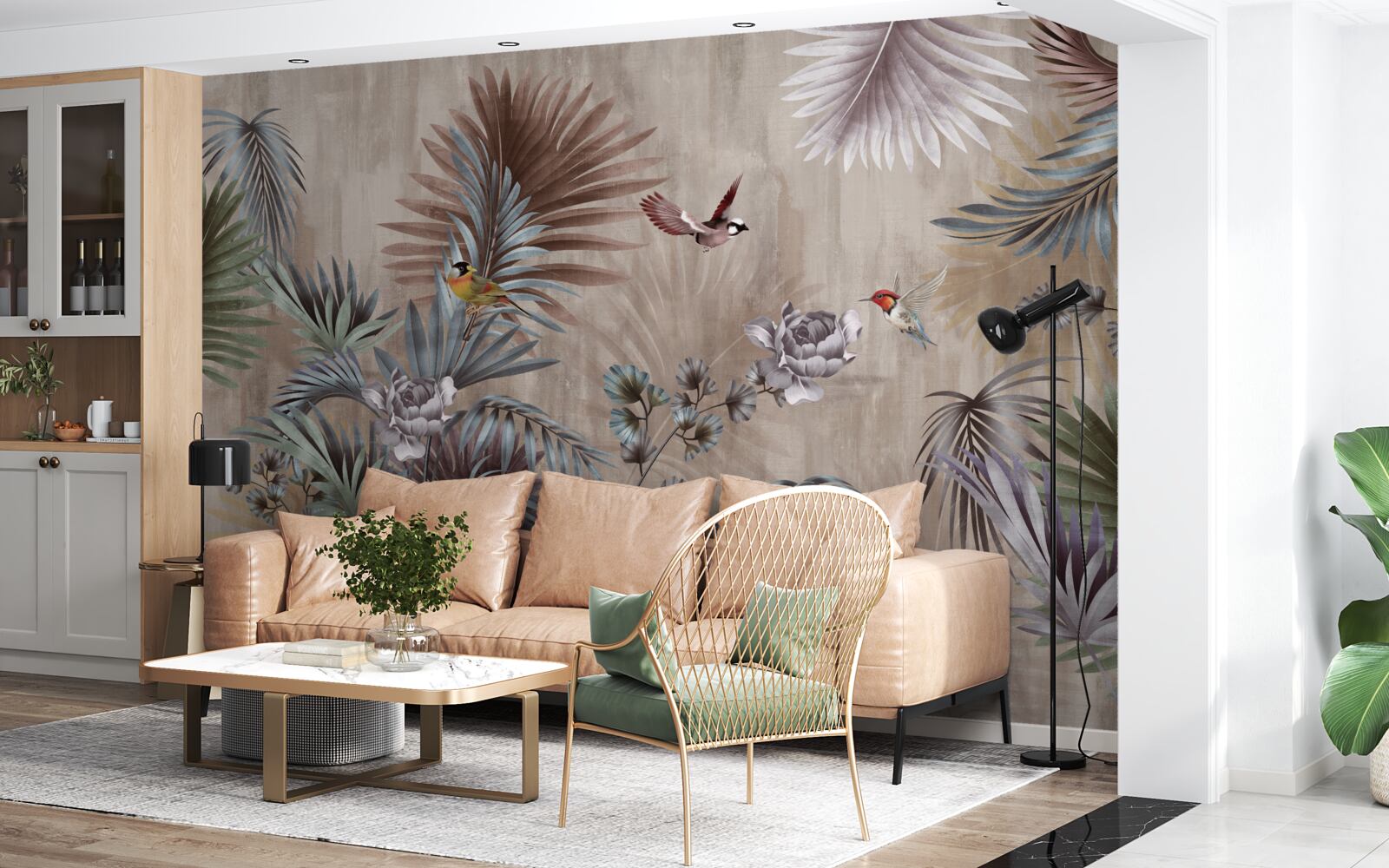 Papier peint Des forêts tropicales magiques