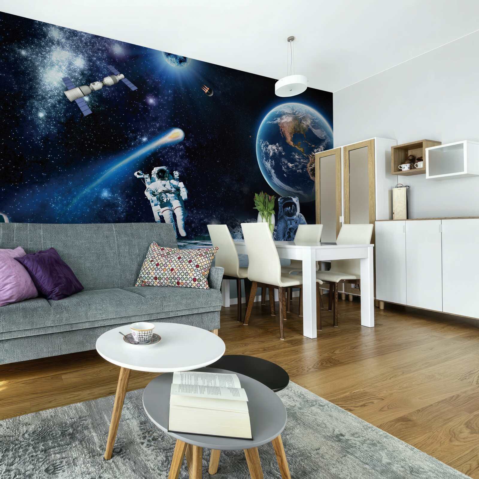 Papier peint fresque et ciel