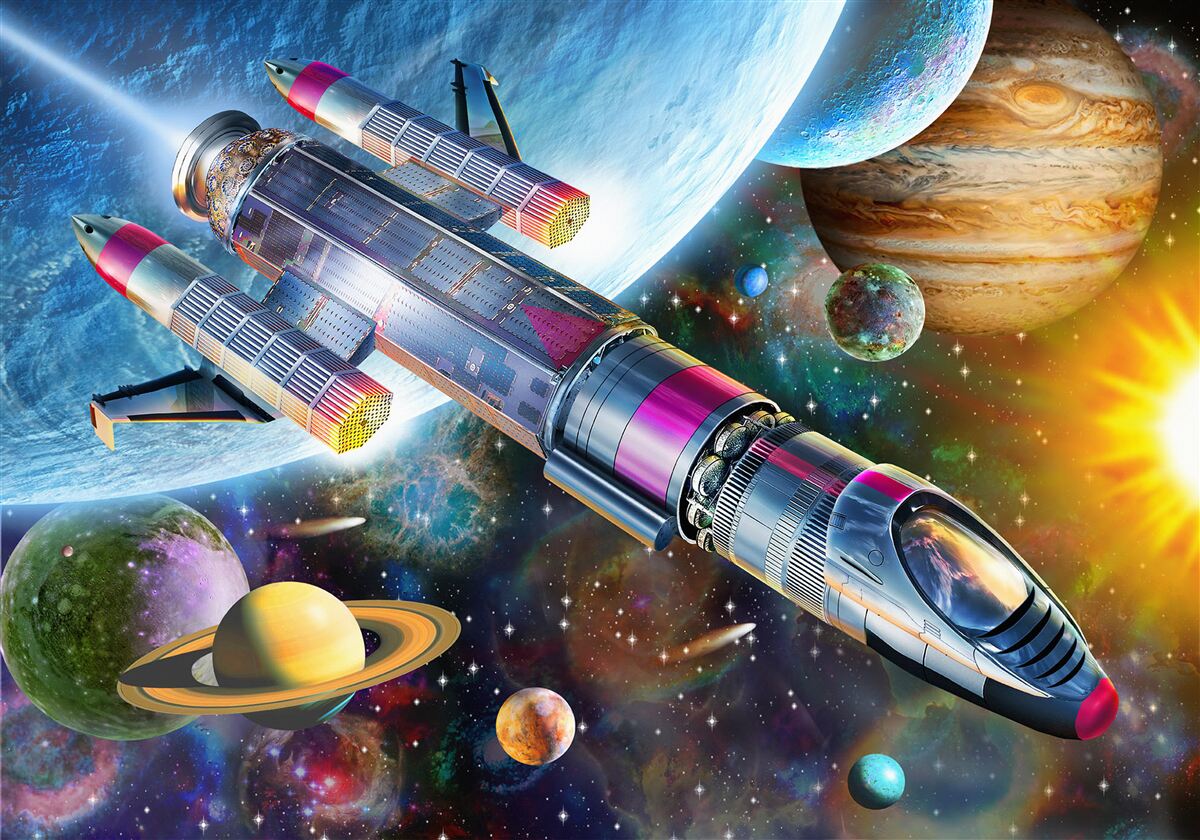 Papier peint Environnement spatial, univers et satellite