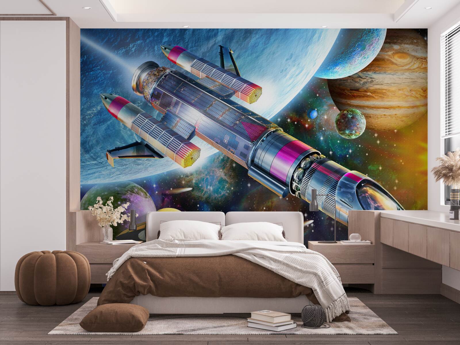 Papier peint Environnement spatial, univers et satellite