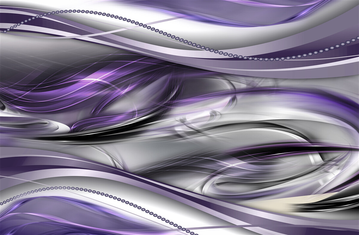 Papier peint image abstraite violette