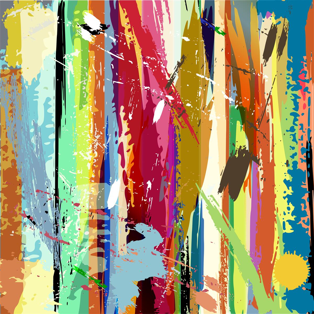 Papier peint des couleurs riches à la verticale