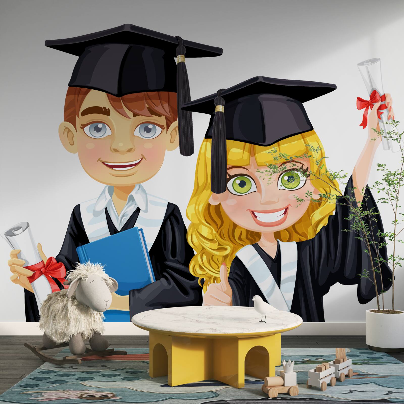 Papier peint anciens-étudiants