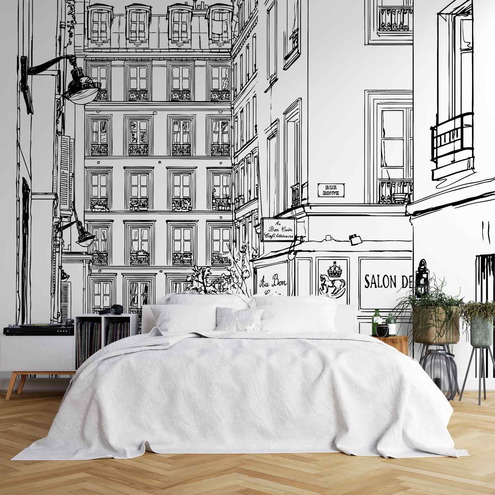 Papier peint une rue tranquille de new york