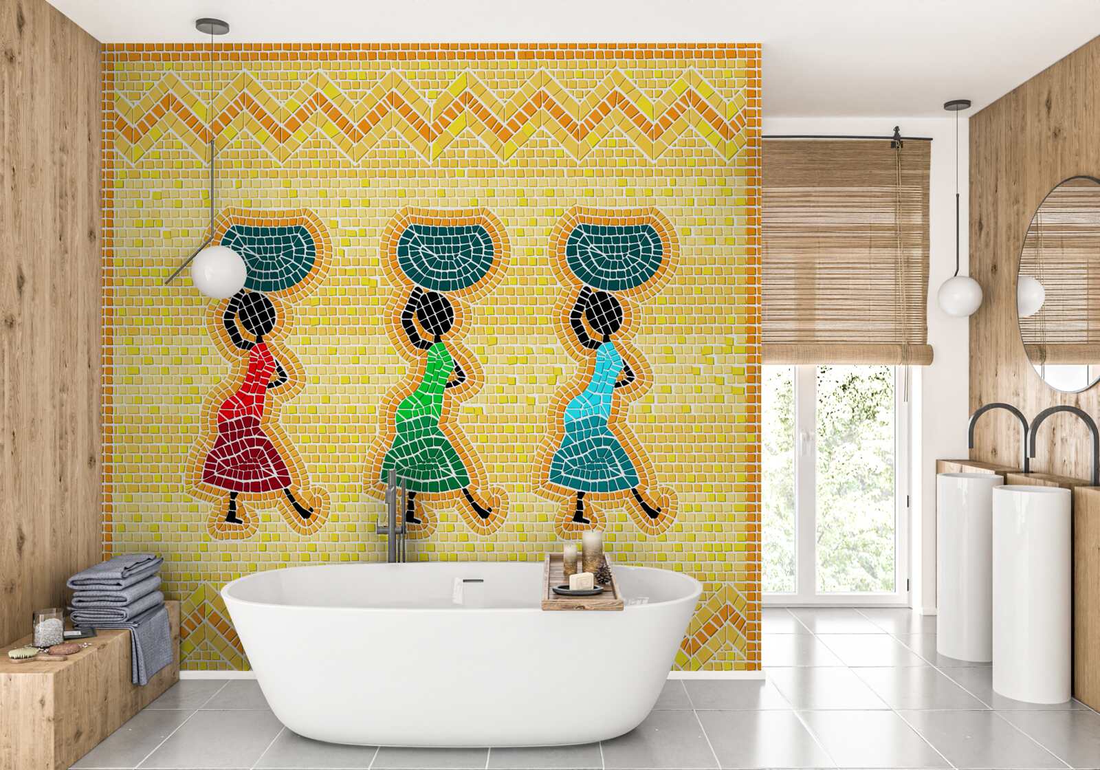 Papier peint les images nationales des femmes habillées