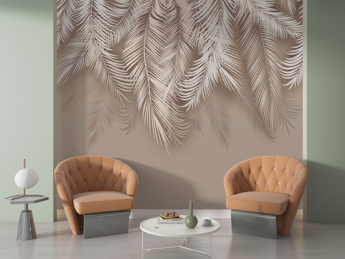 Papier peint face arrière des feuilles épaisses