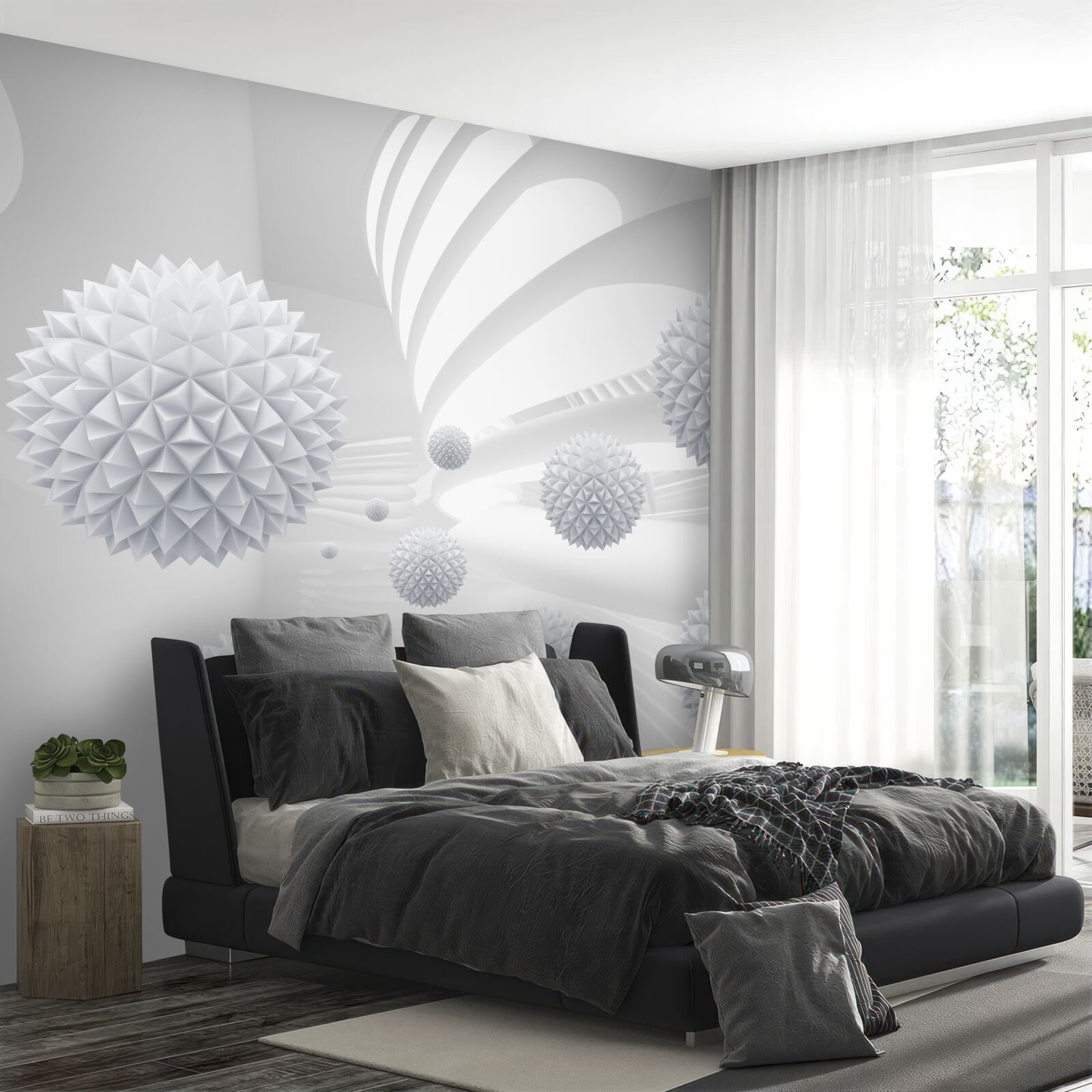 Papier peint composition des balles volantes