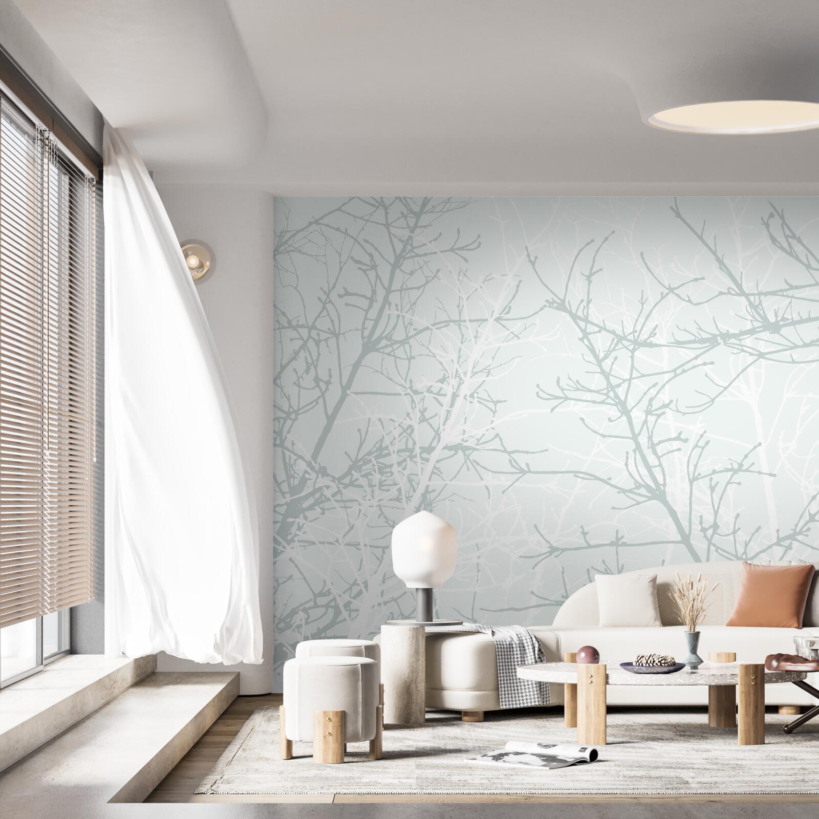 Papier peint l'éclaircissement des branches d'arbres en automne