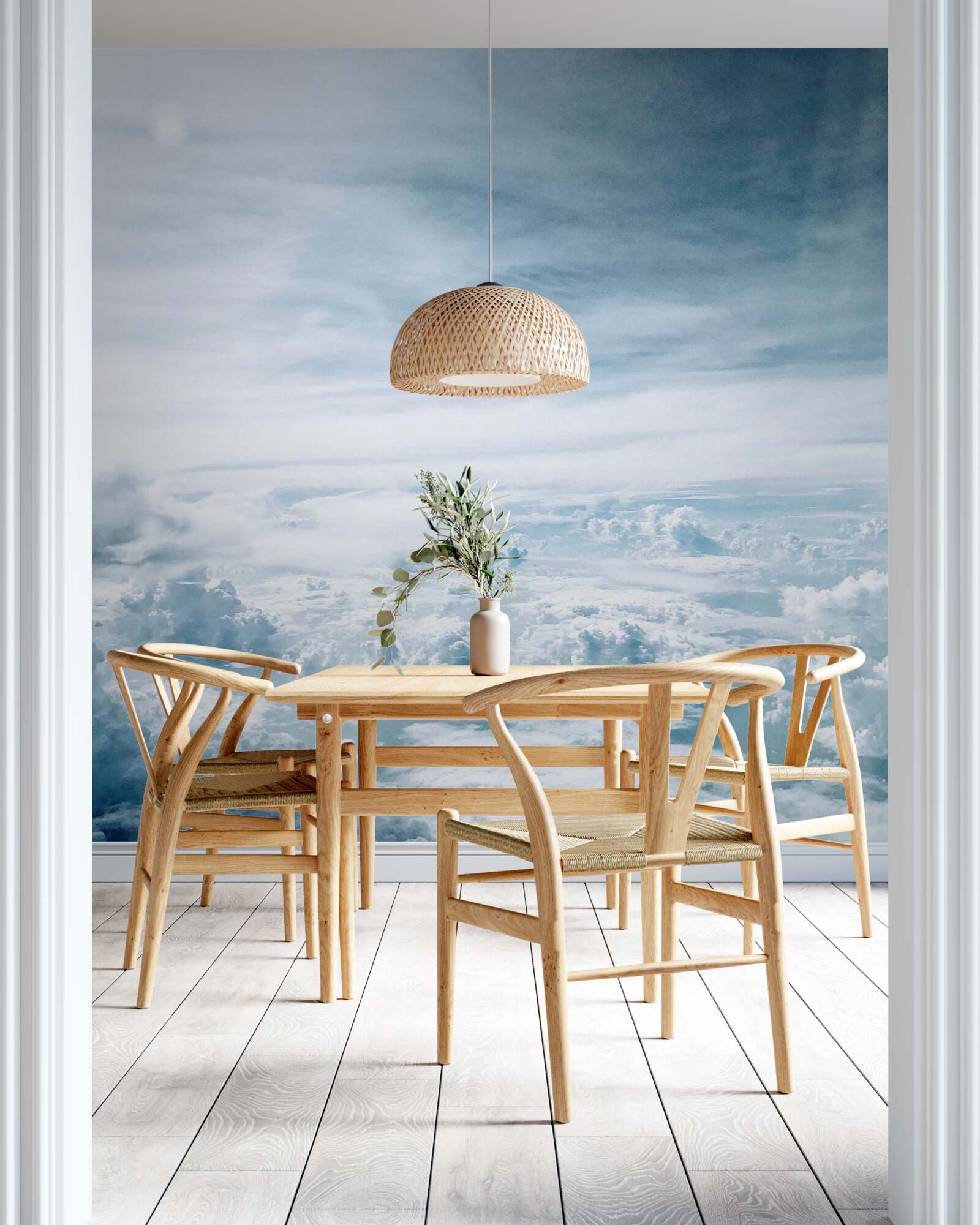 Papier peint nuages majestueux dans le ciel