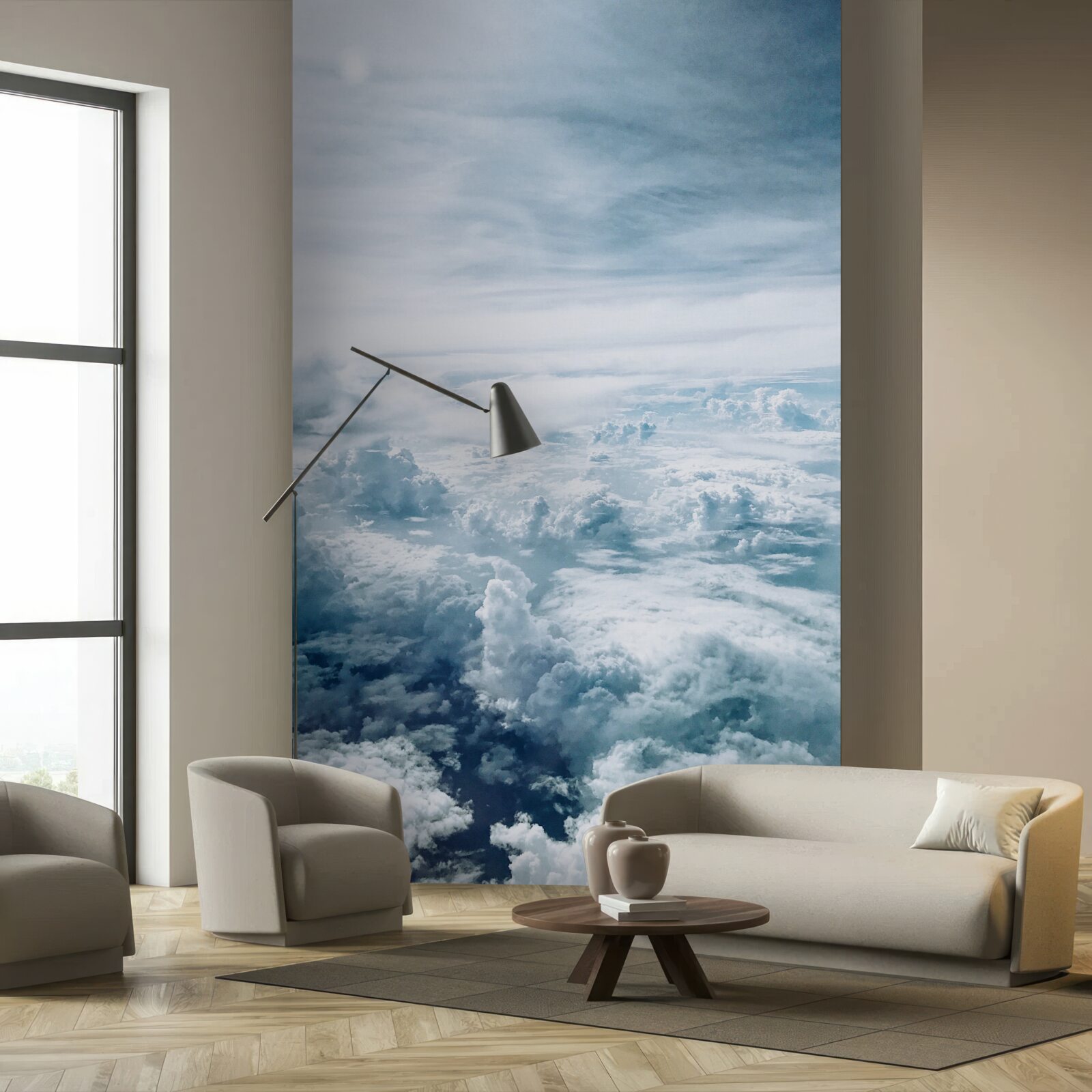 Papier peint nuages majestueux dans le ciel