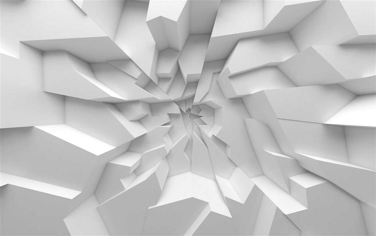 Papier peint formes abstraites 3d