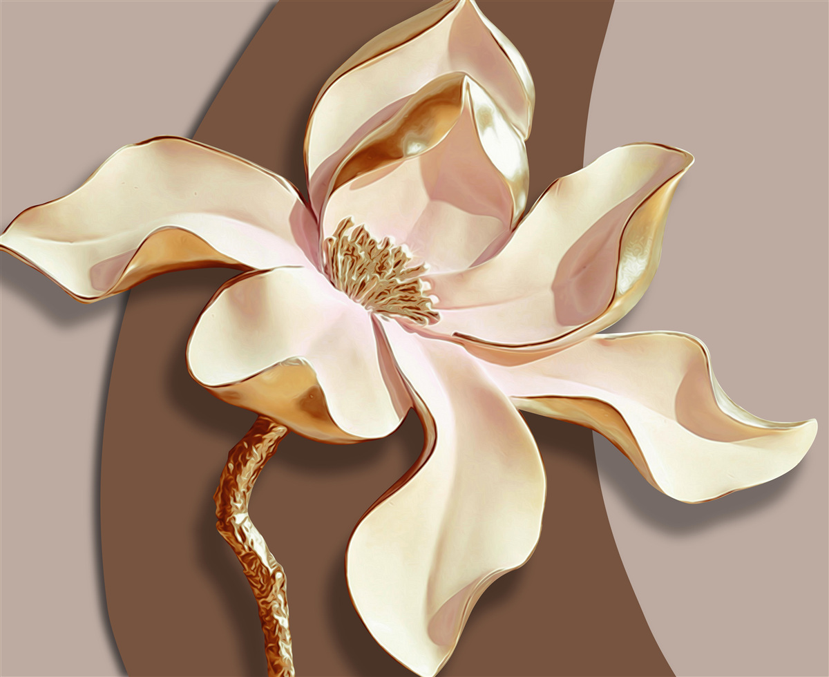 Papier peint Lys en céramique