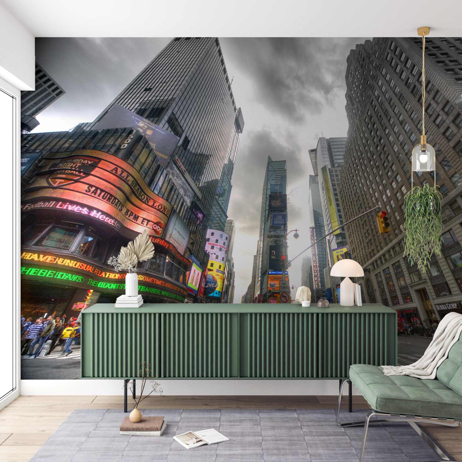 Papier peint la ville à la veille de la tempête