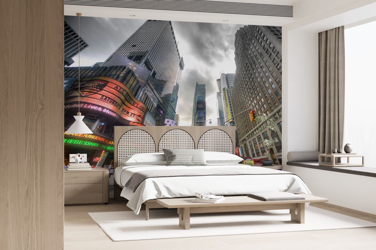 Papier peint la ville à la veille de la tempête