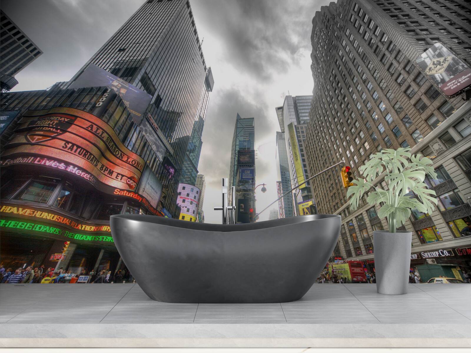 Papier peint la ville à la veille de la tempête