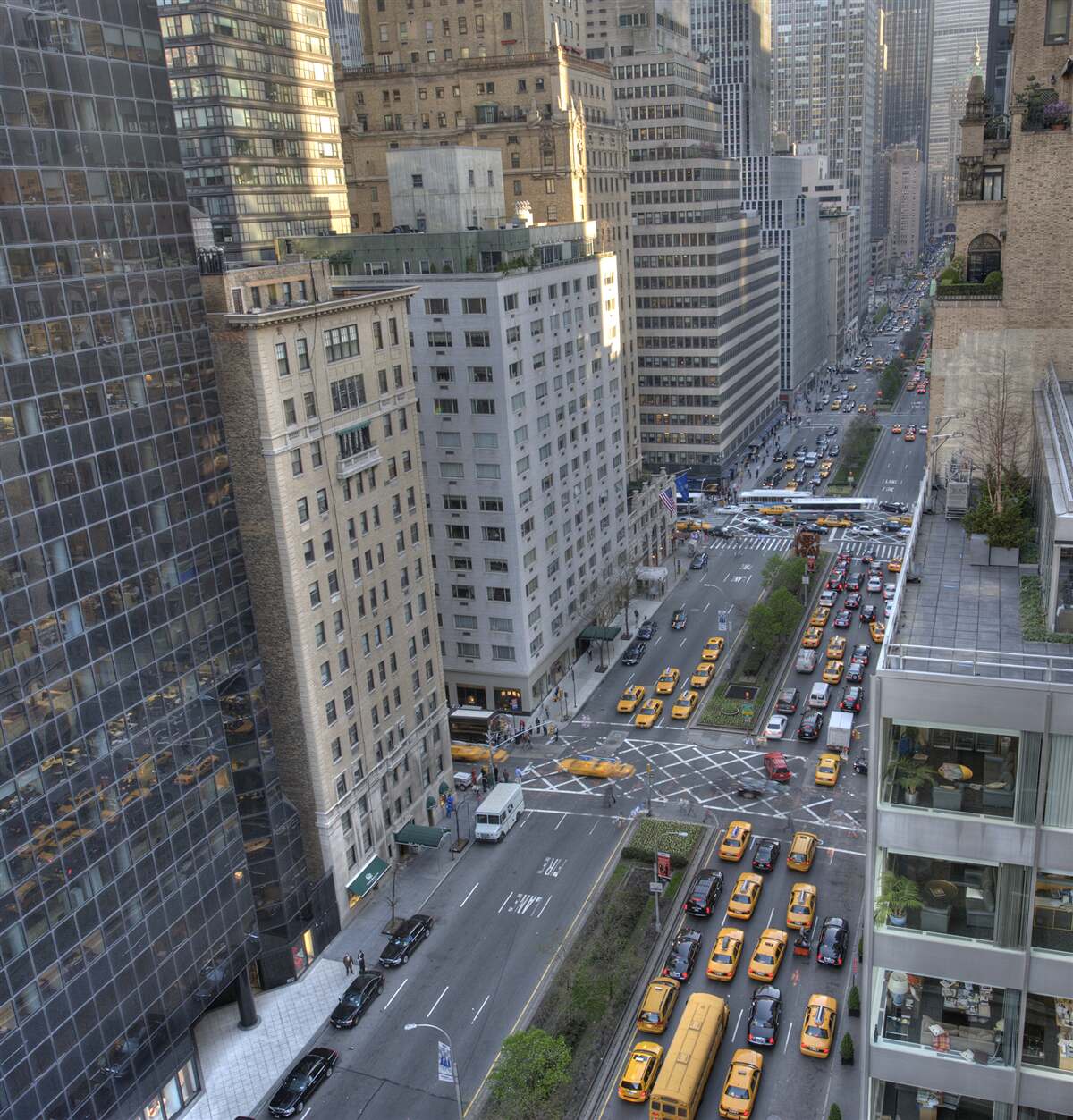 Papier peint vue de la ligne d'horizon avec la route