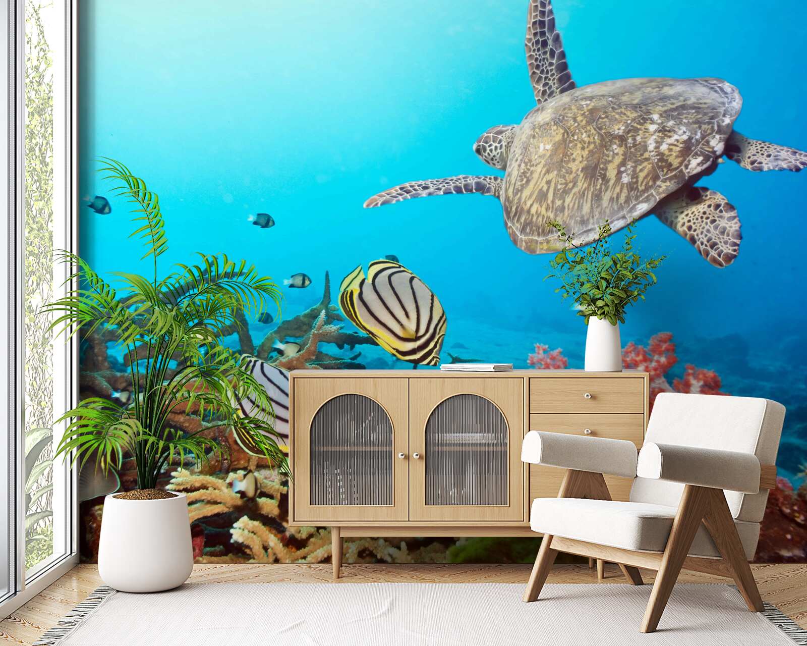 Papier peint les habitants de la grande bleue