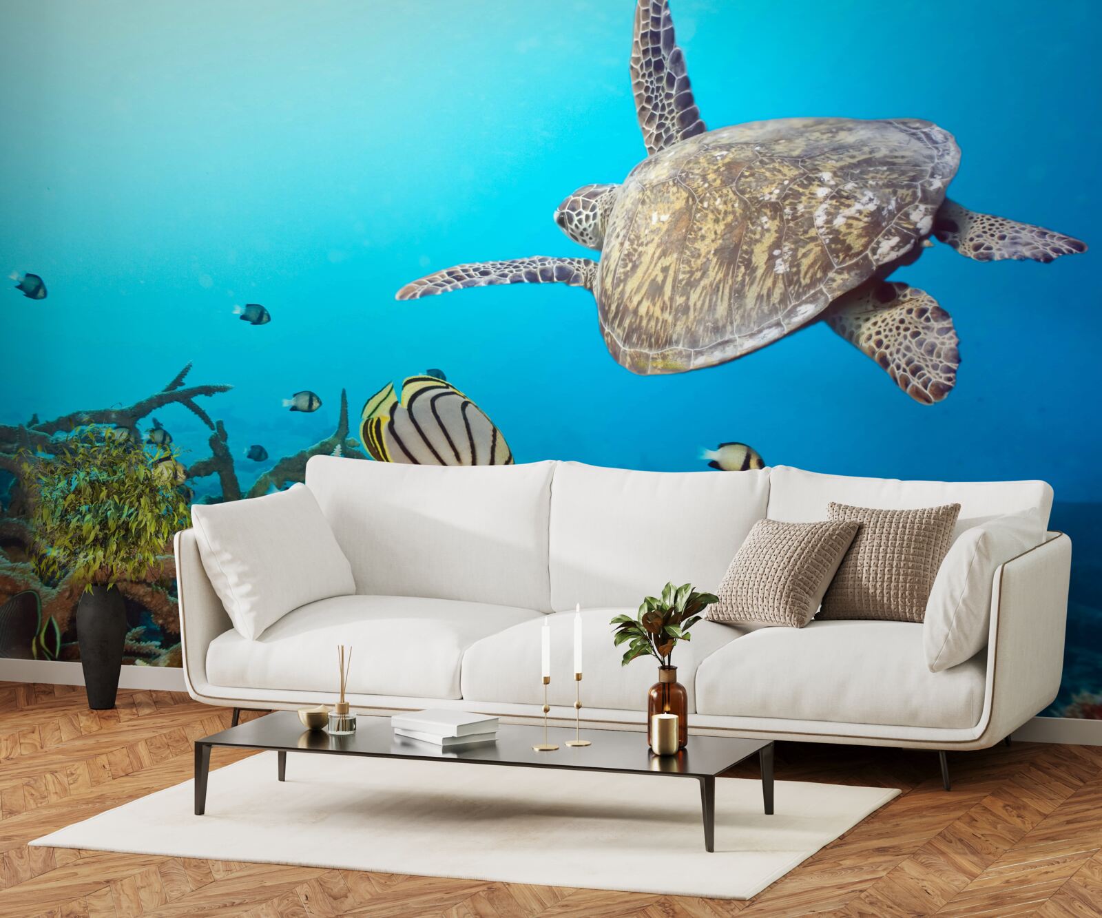 Papier peint les habitants de la grande bleue