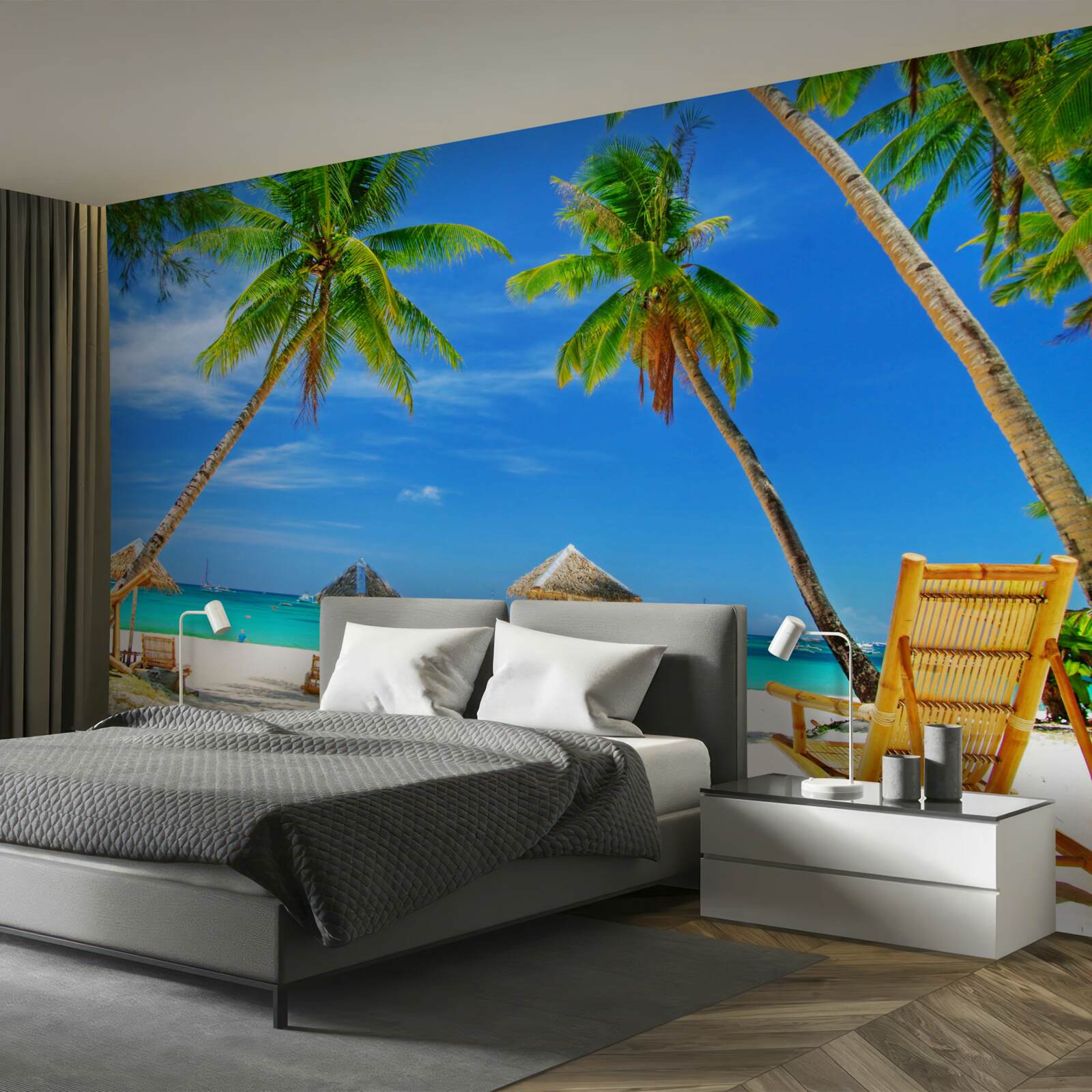 Papier peint un coin de paradis paisible au bord de la mer