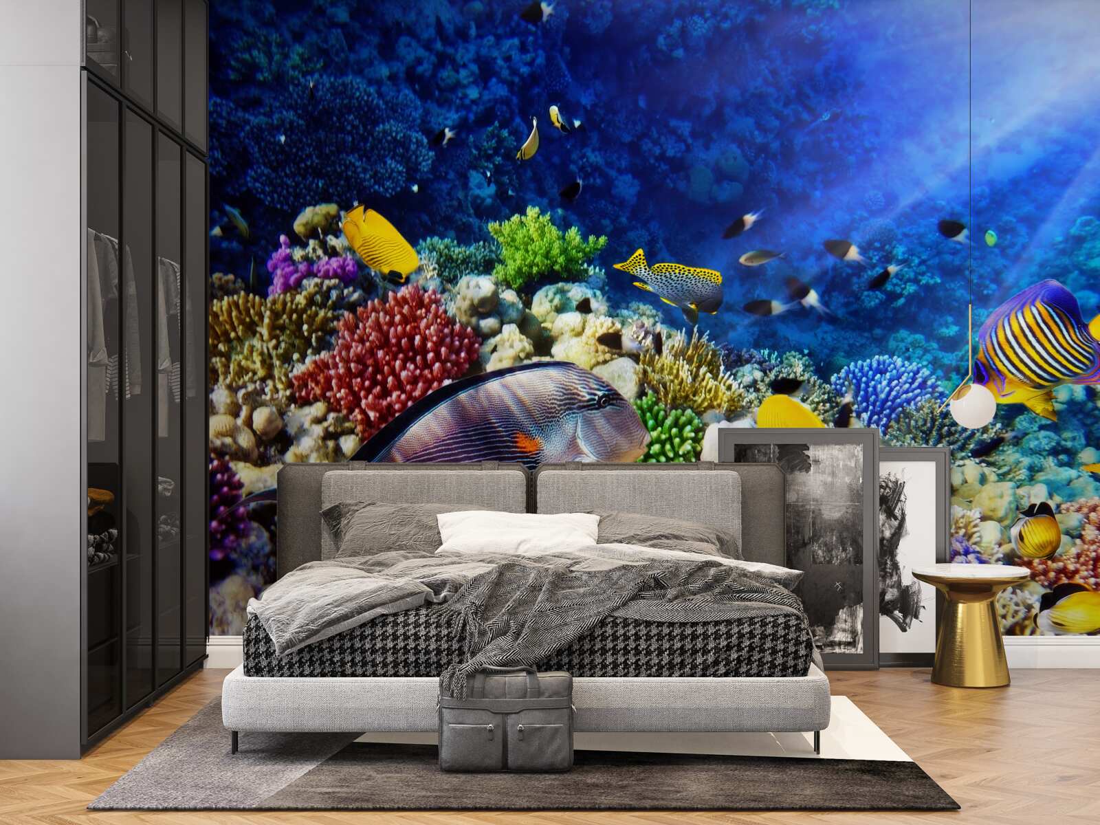 Papier peint créatures marines sous le soleil