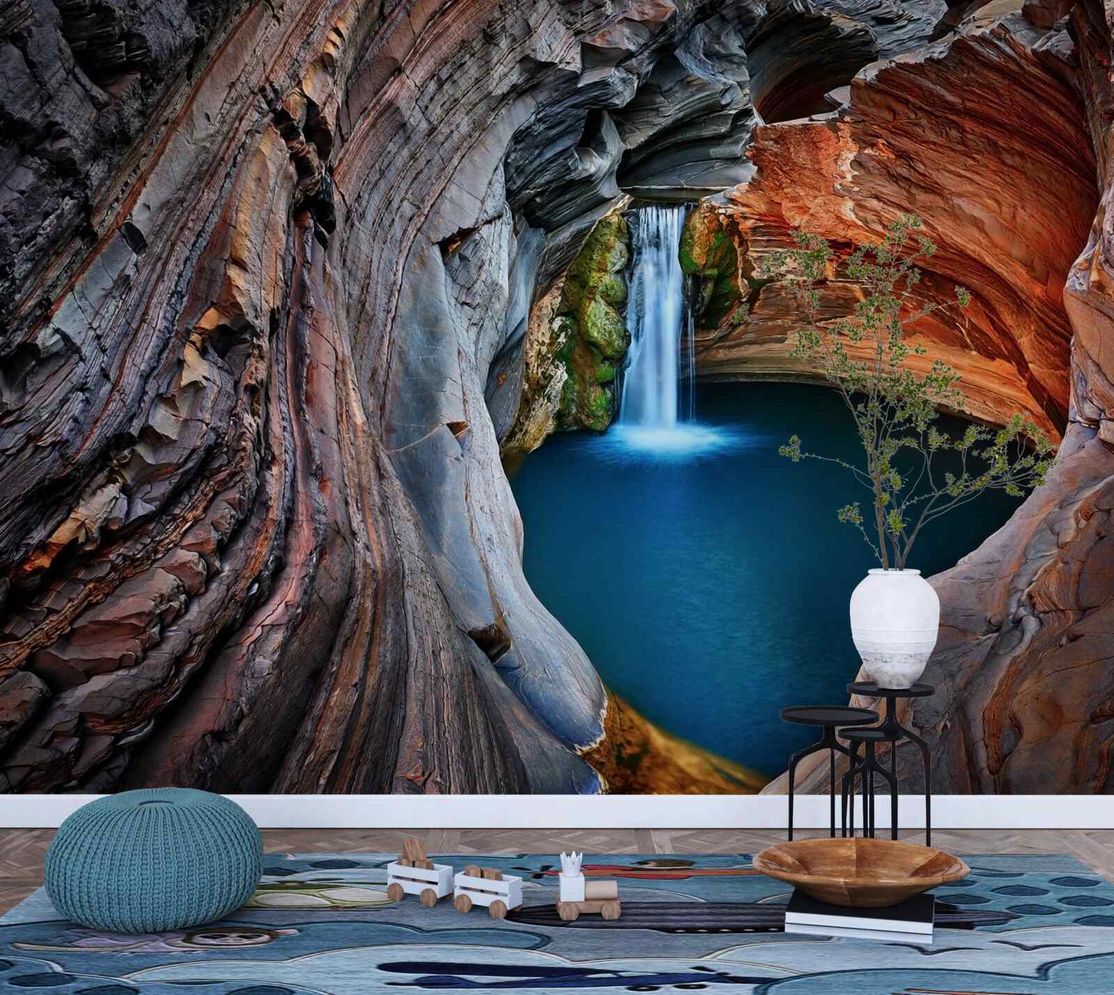 Papier peint coin de la grotte