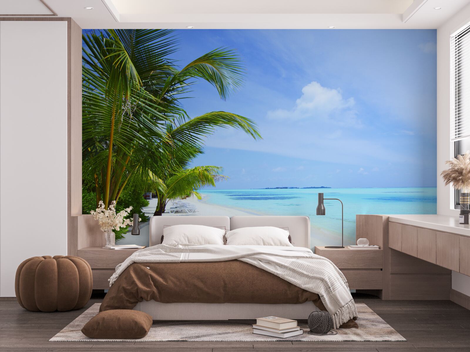 Papier peint les eaux turquoises des côtes tropicales