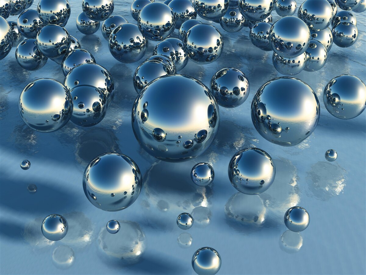 Papier peint abstraction de grosses gouttes de pluie