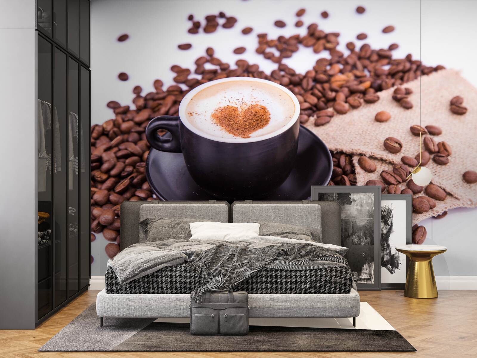 Papier peint une tasse de café bien préparée