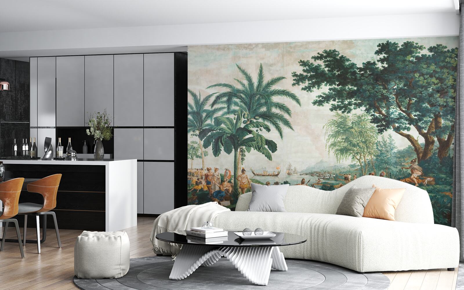 Papier peint les gens dans la jungle