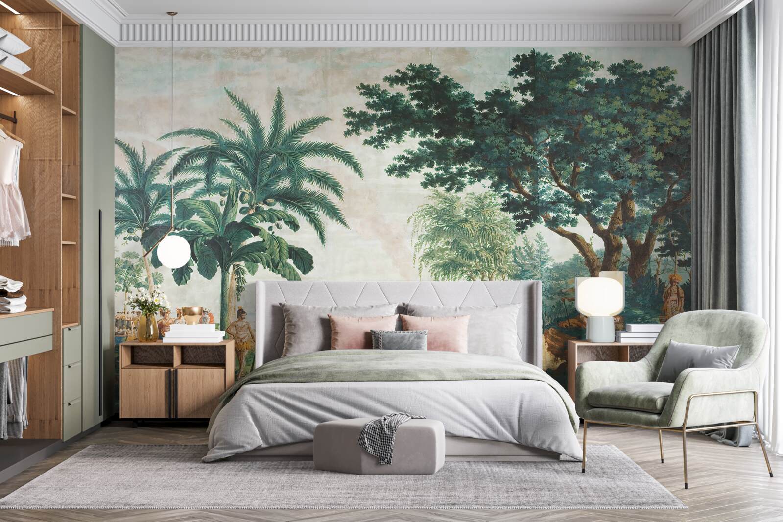 Papier peint les gens dans la jungle