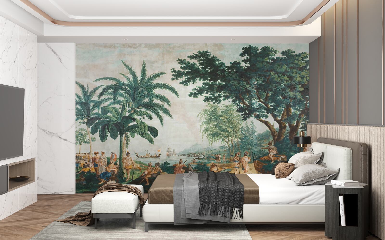 Papier peint les gens dans la jungle