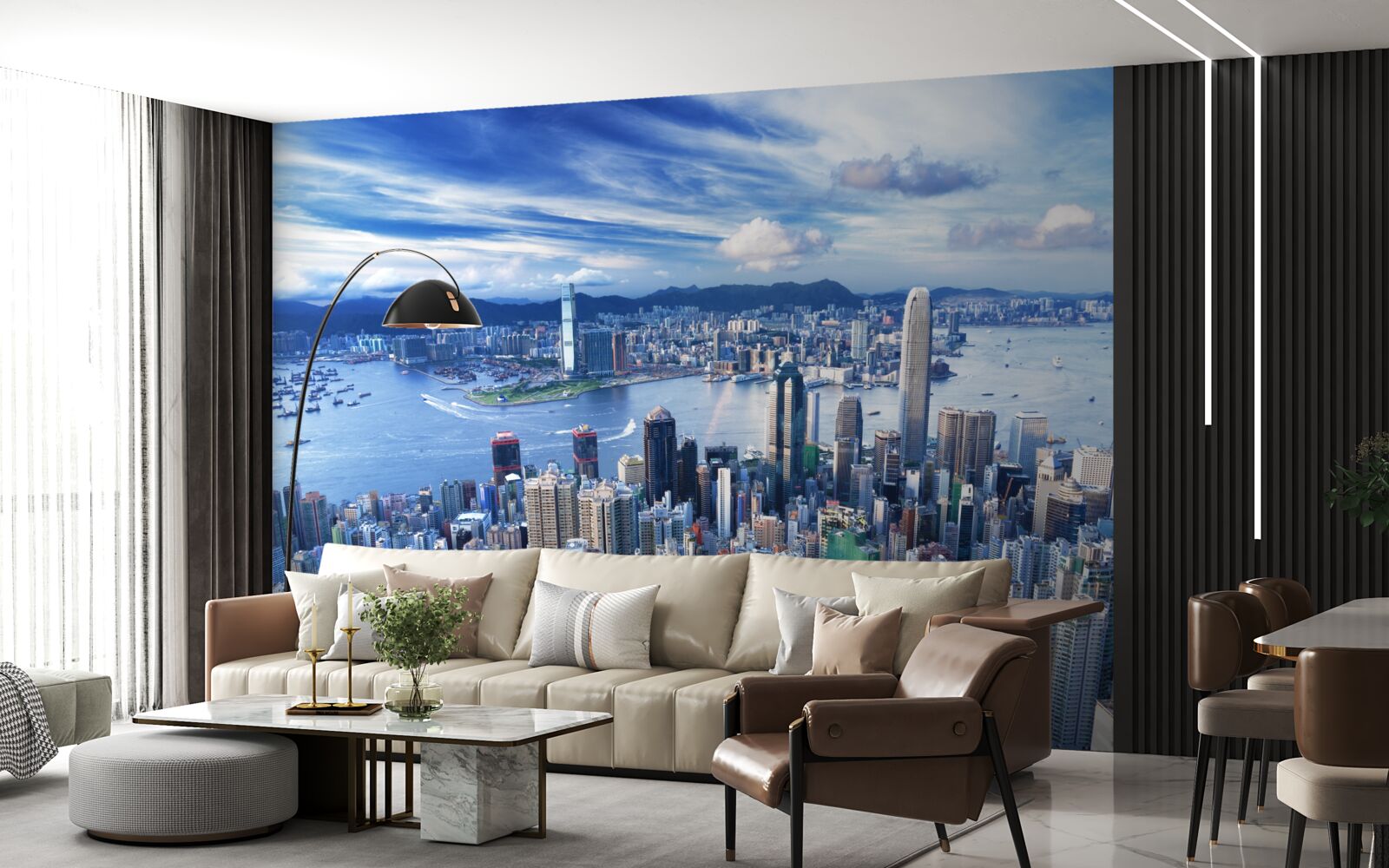 Papier peint une journée ensoleillée à shanghai