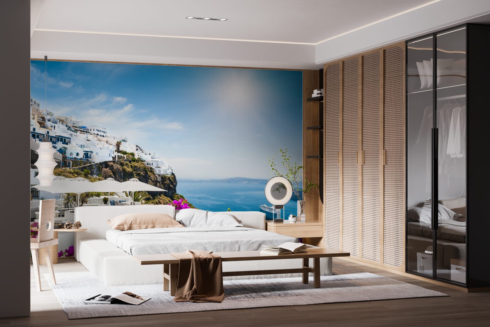 Papier peint le soleil radieux de la grece