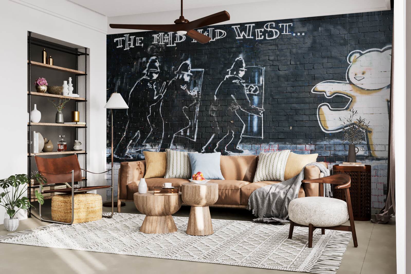 Papier peint affiche appelant à l'opposition