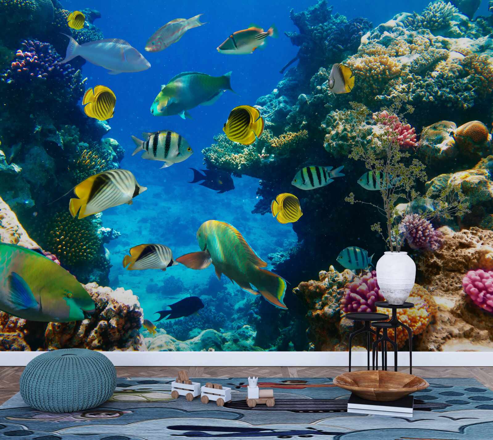 Papier peint des habitants de la mer avisés