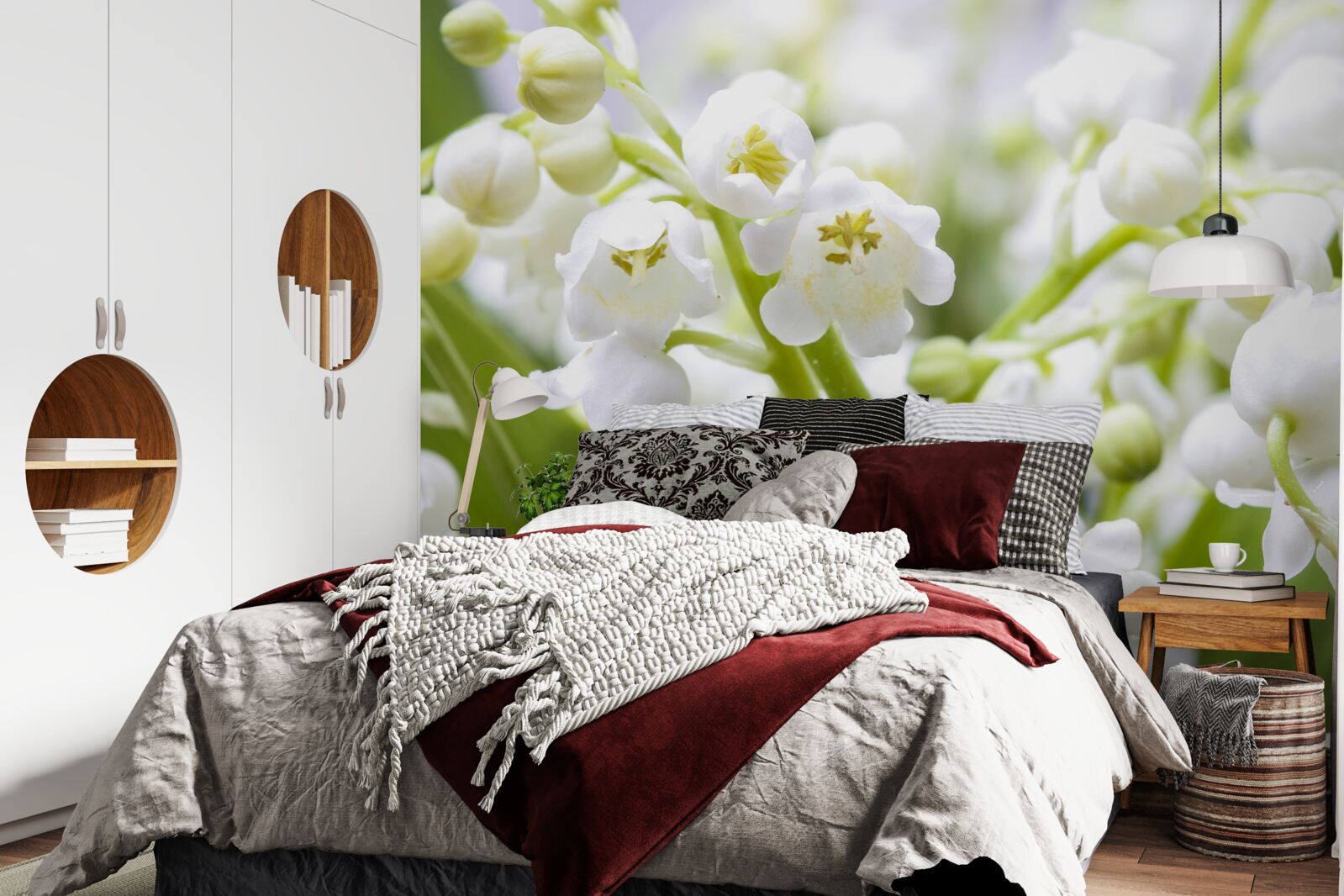 Papier peint perce-neige du matin