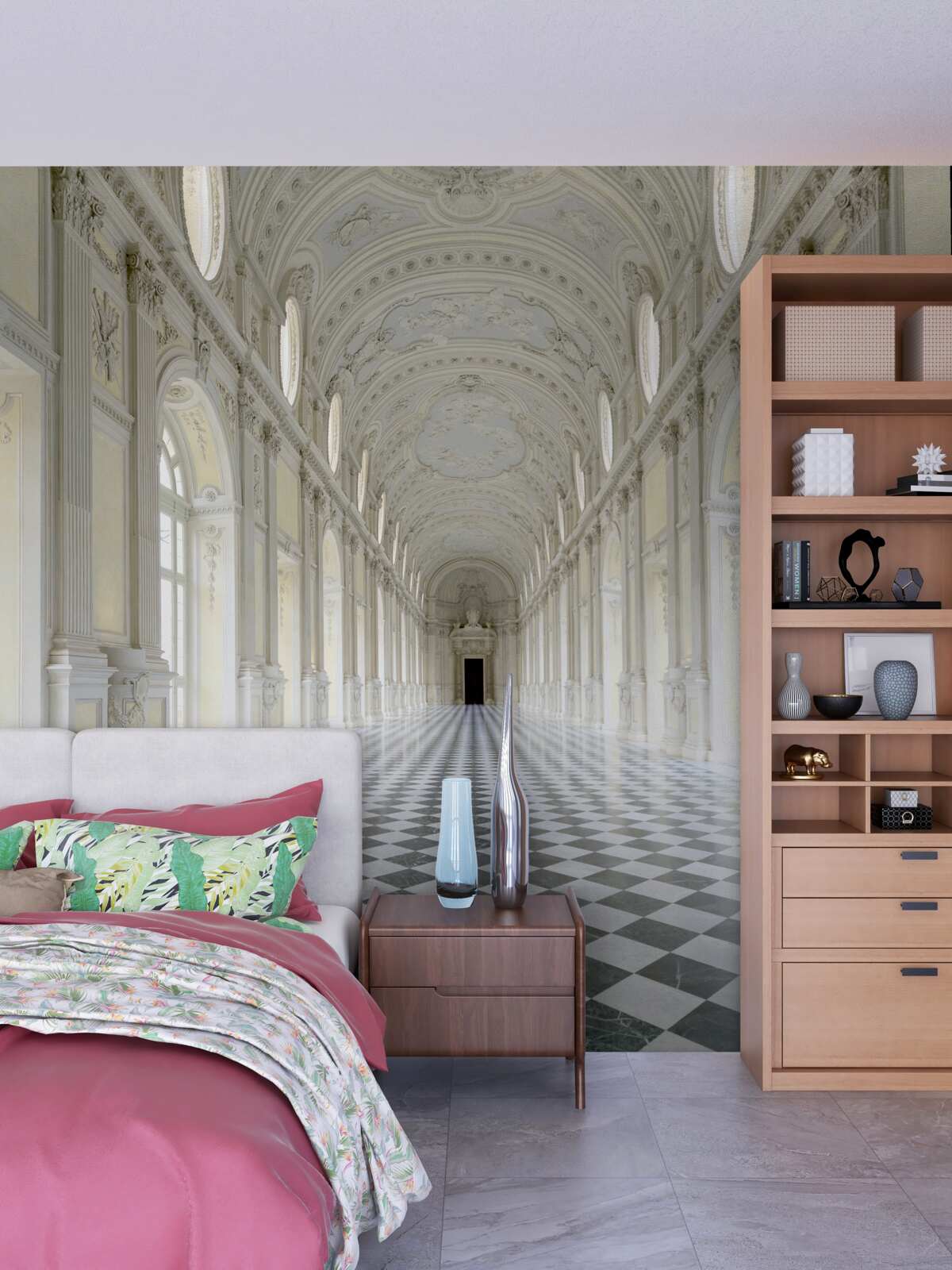 Papier peint mosaïques dans un château de luxe