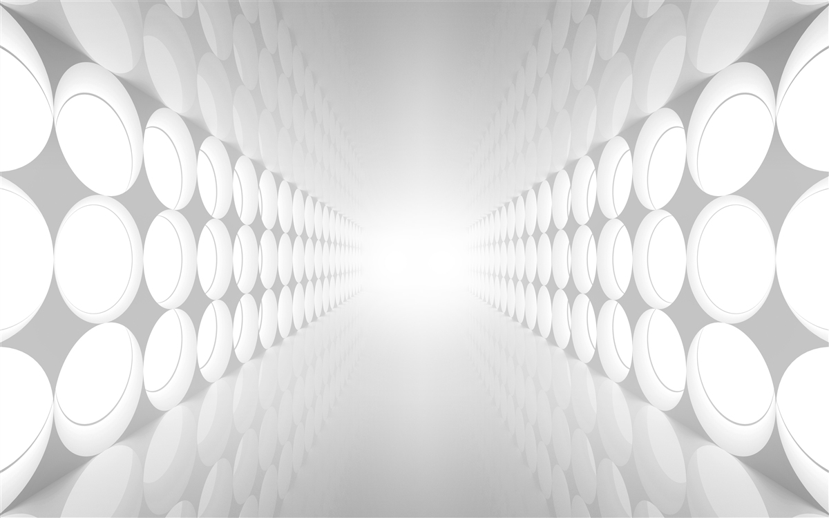 Papier peint couloir abstrait très éclairé