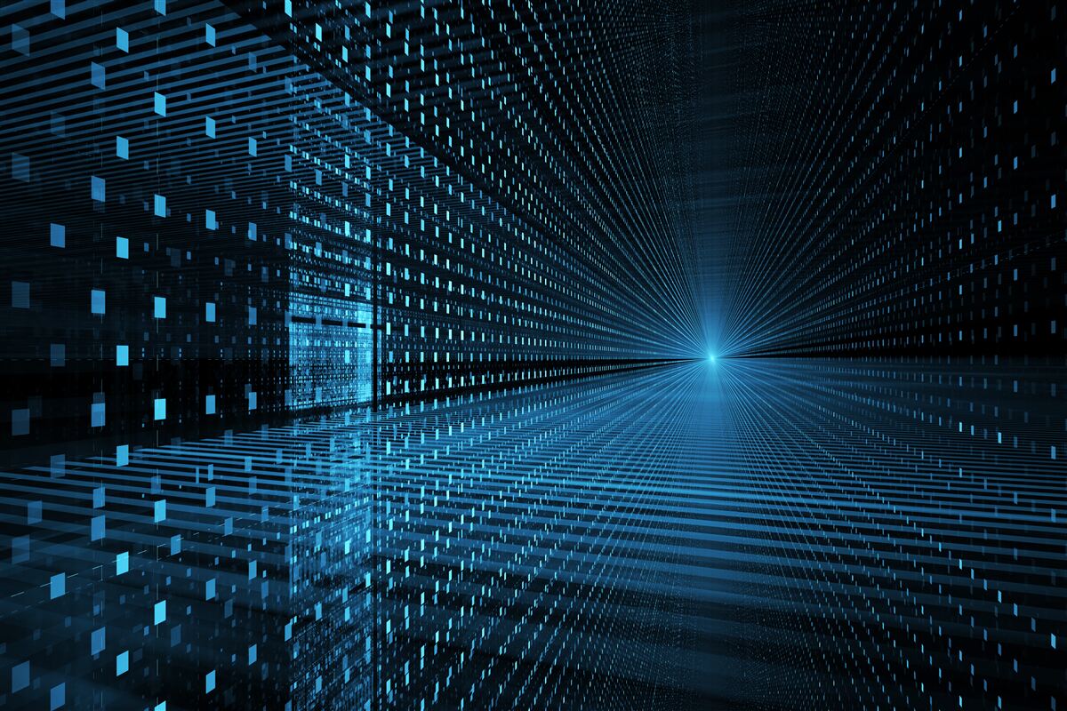 Papier peint signal lumineux abstrait