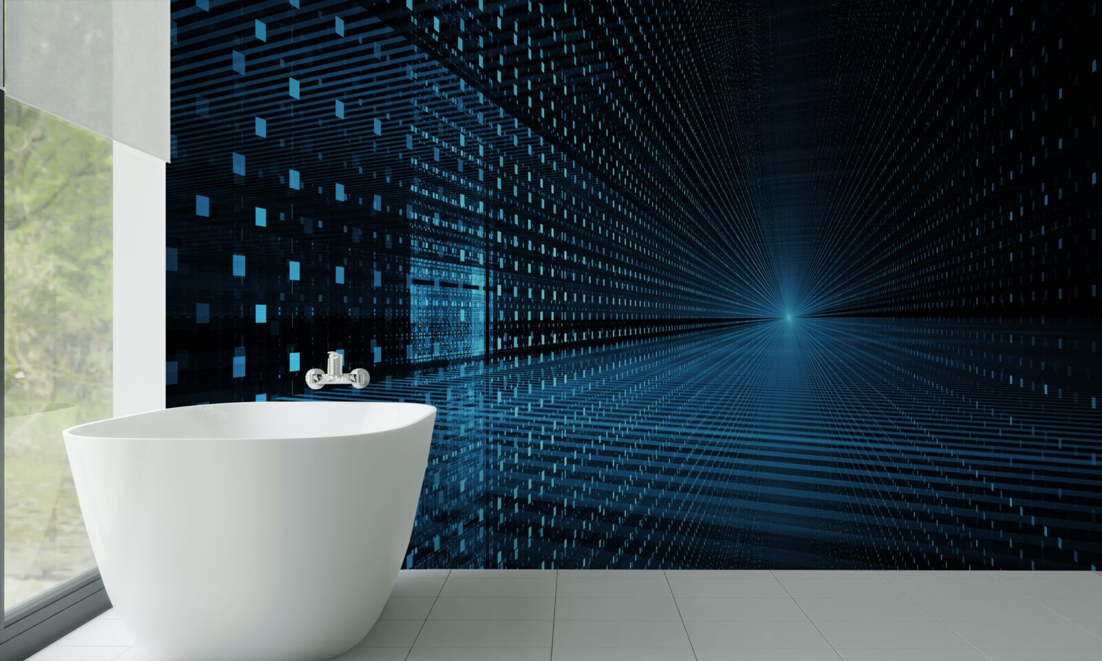 Papier peint signal lumineux abstrait