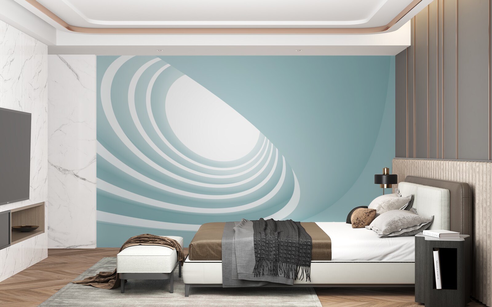 Papier peint vortex d'abstraction