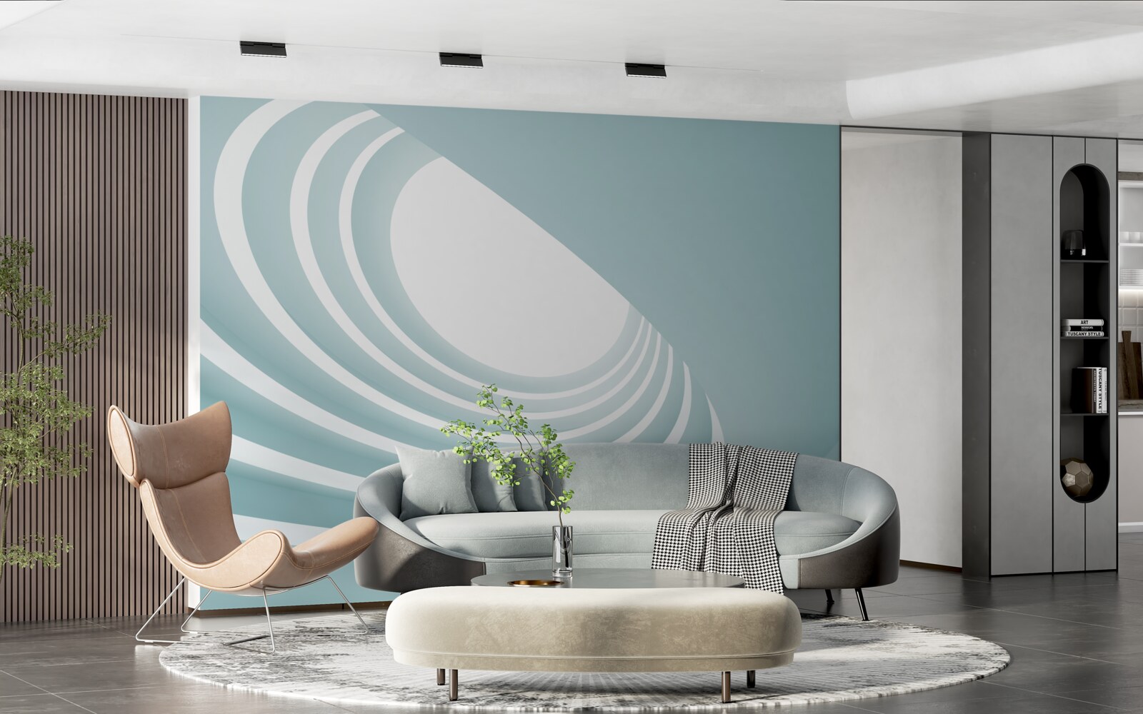 Papier peint vortex d'abstraction