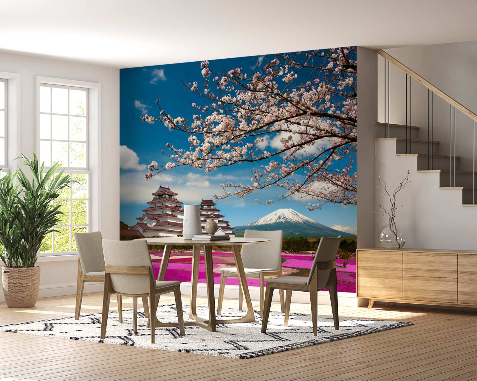 Papier peint Jardins japonais au soleil