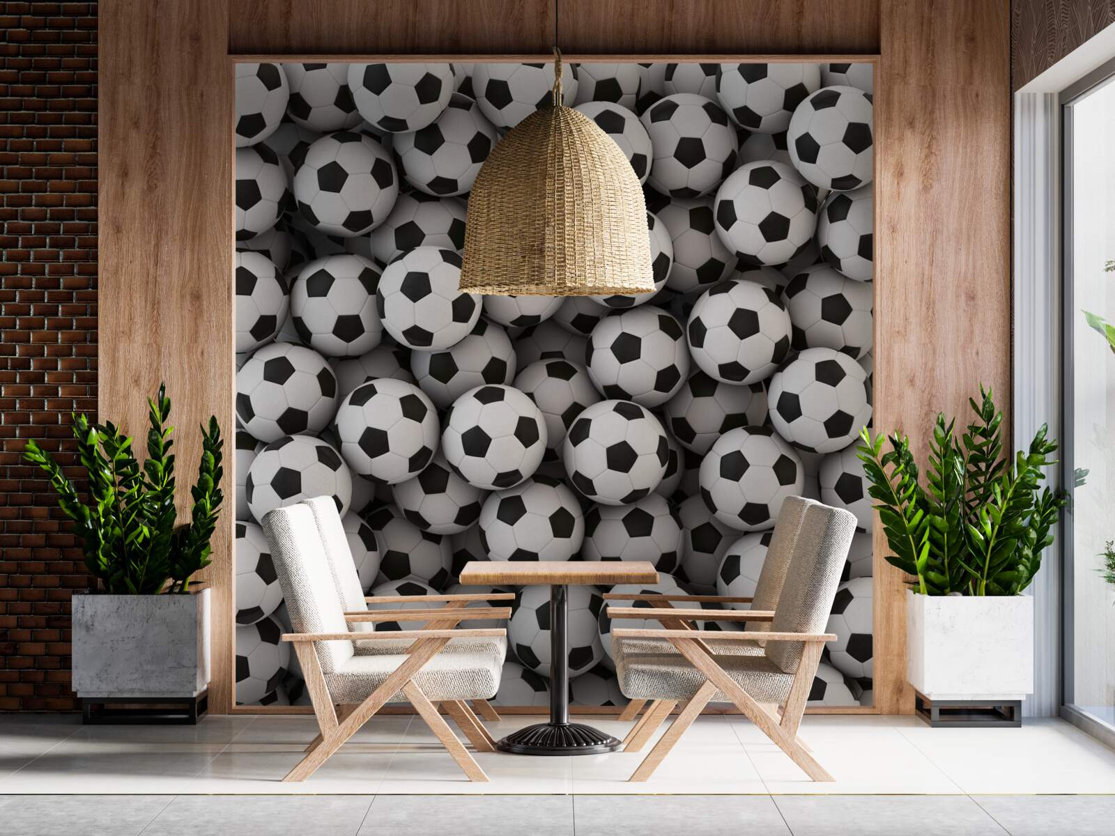 Papier peint une boîte pleine de balles