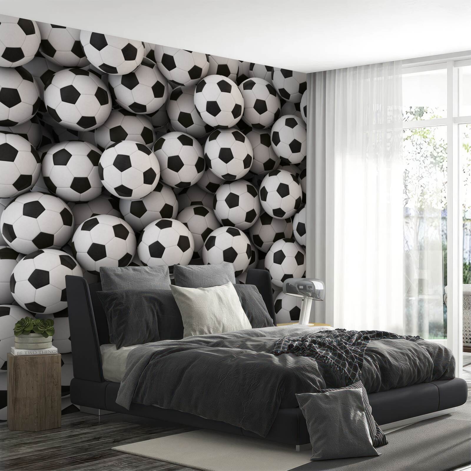 Papier peint une boîte pleine de balles