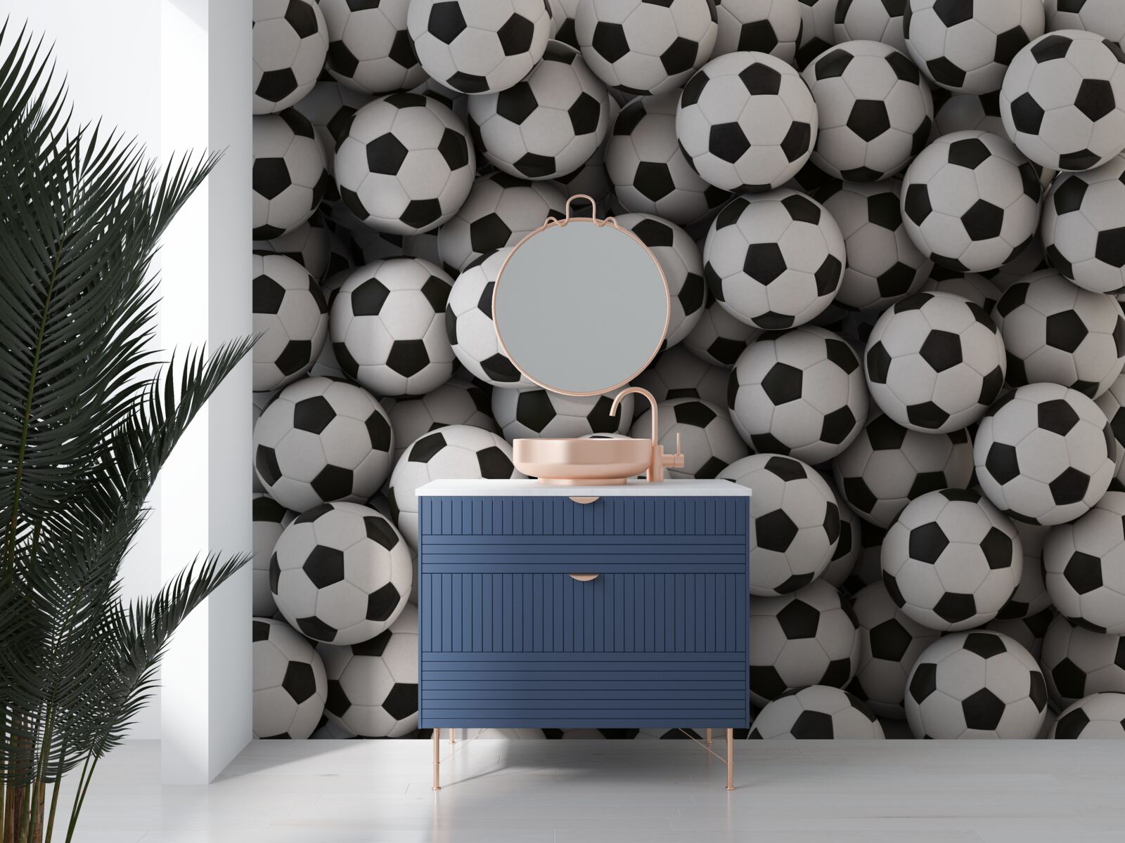 Papier peint une boîte pleine de balles