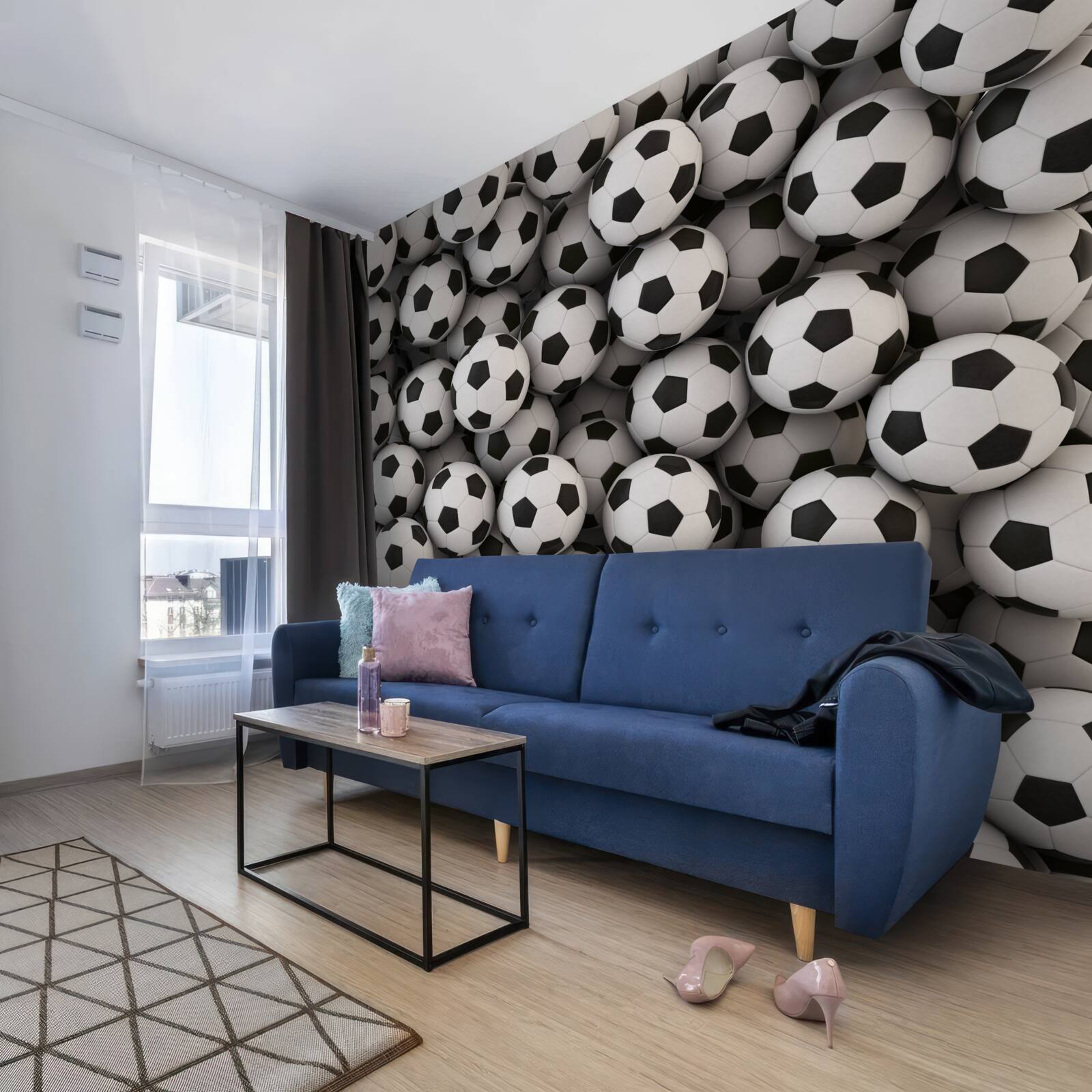 Papier peint une boîte pleine de balles