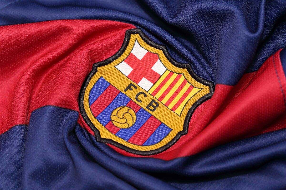 Papier peint emblème du club de football de Barcelone