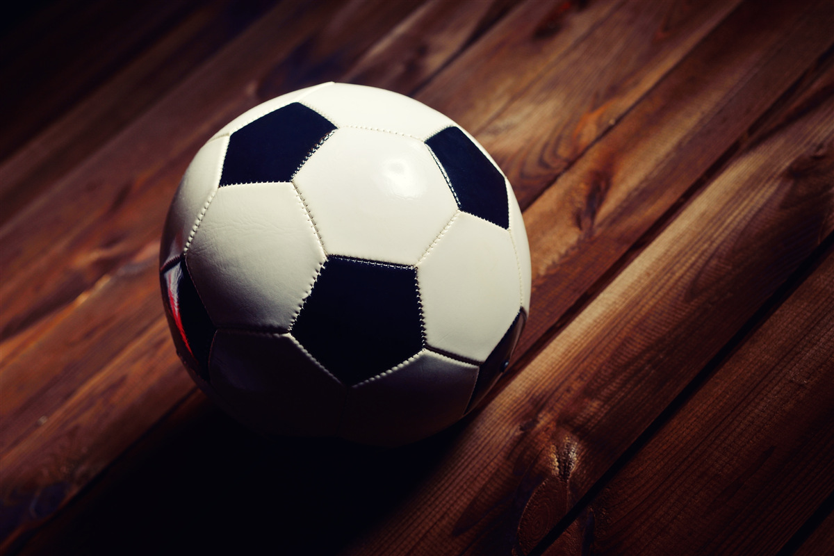 Papier peint football sur une branche d'arbre