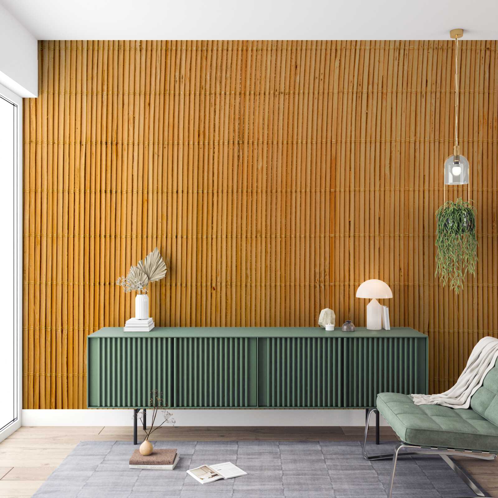 Papier peint tablette pour servir les petits pains